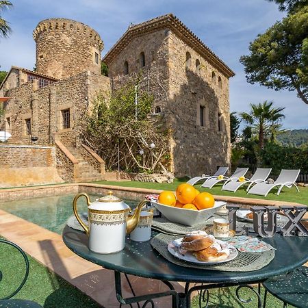 Castillo Can Xirau, Propiedad Exclusiva Con Piscina & Aircon Villa Santa Susanna Dış mekan fotoğraf