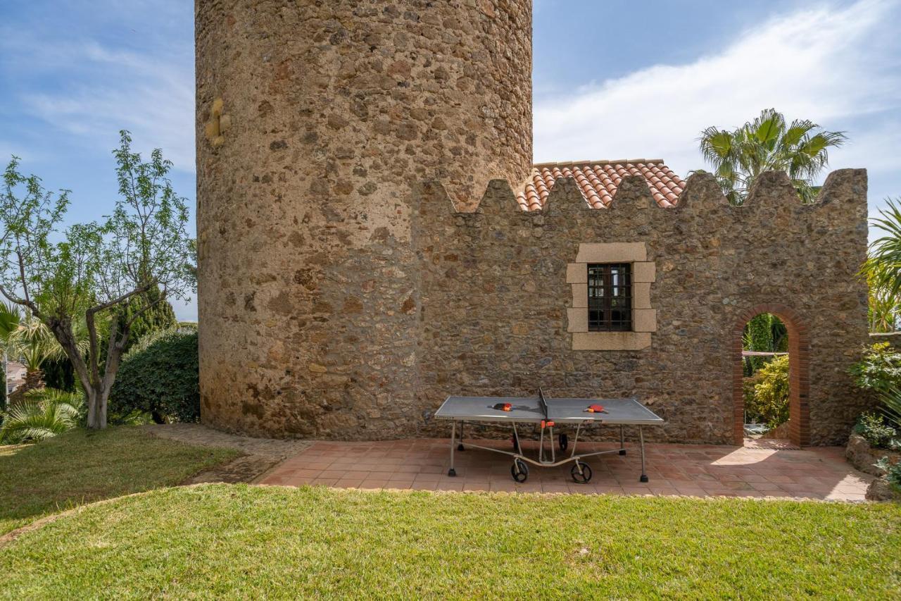 Castillo Can Xirau, Propiedad Exclusiva Con Piscina & Aircon Villa Santa Susanna Dış mekan fotoğraf