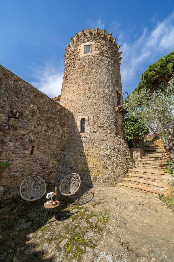 Castillo Can Xirau, Propiedad Exclusiva Con Piscina & Aircon Villa Santa Susanna Dış mekan fotoğraf