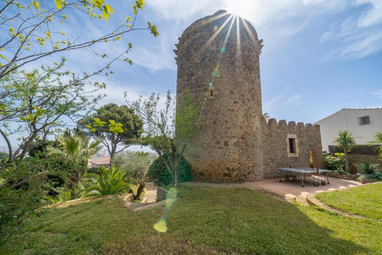 Castillo Can Xirau, Propiedad Exclusiva Con Piscina & Aircon Villa Santa Susanna Dış mekan fotoğraf