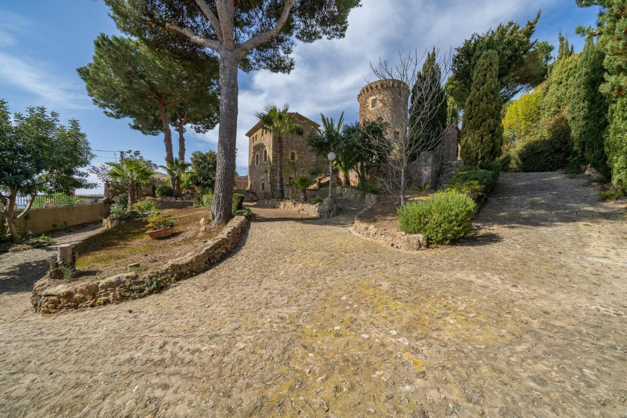 Castillo Can Xirau, Propiedad Exclusiva Con Piscina & Aircon Villa Santa Susanna Dış mekan fotoğraf